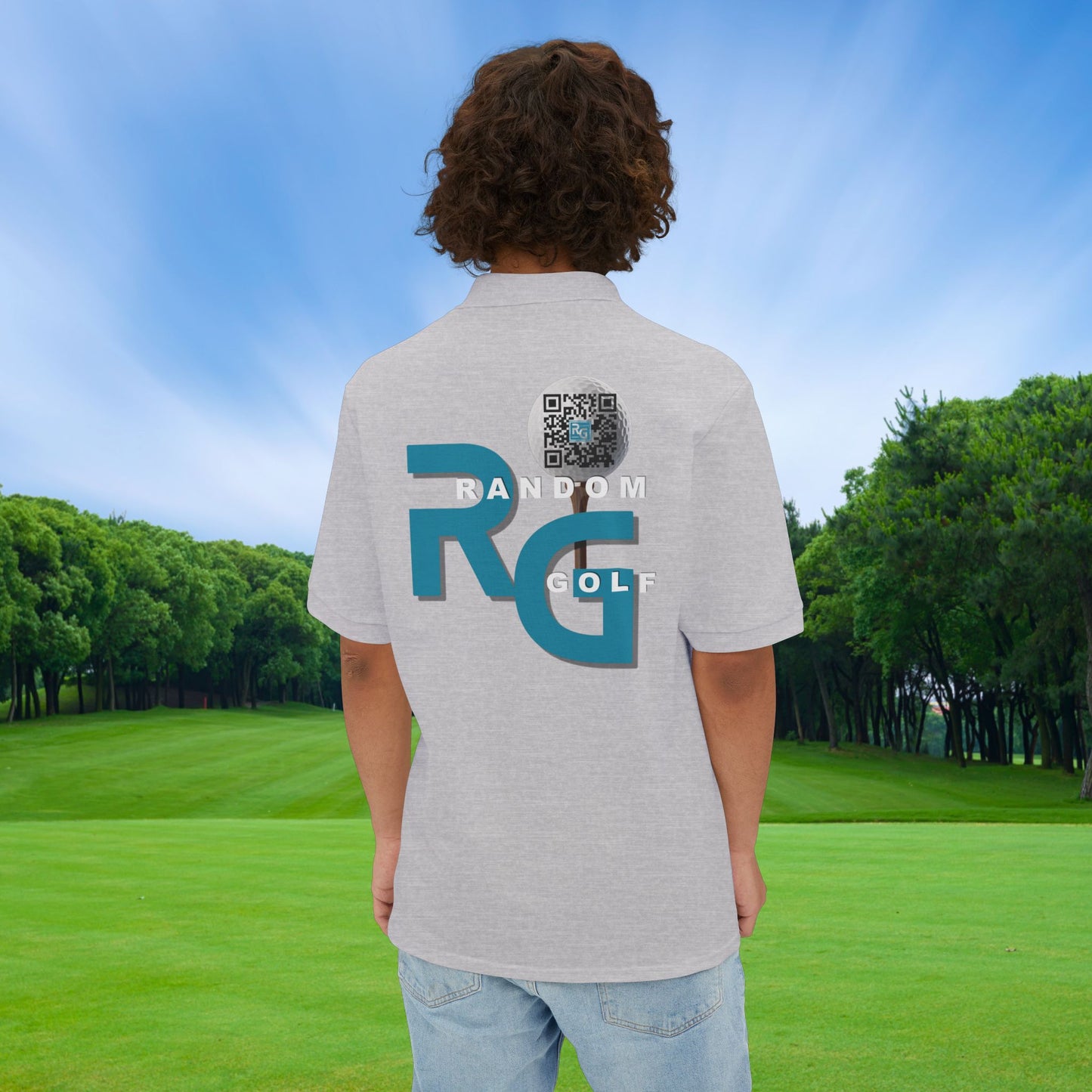 Limited Edition "Random Golf" - Premuim Men's Piqué Polo
