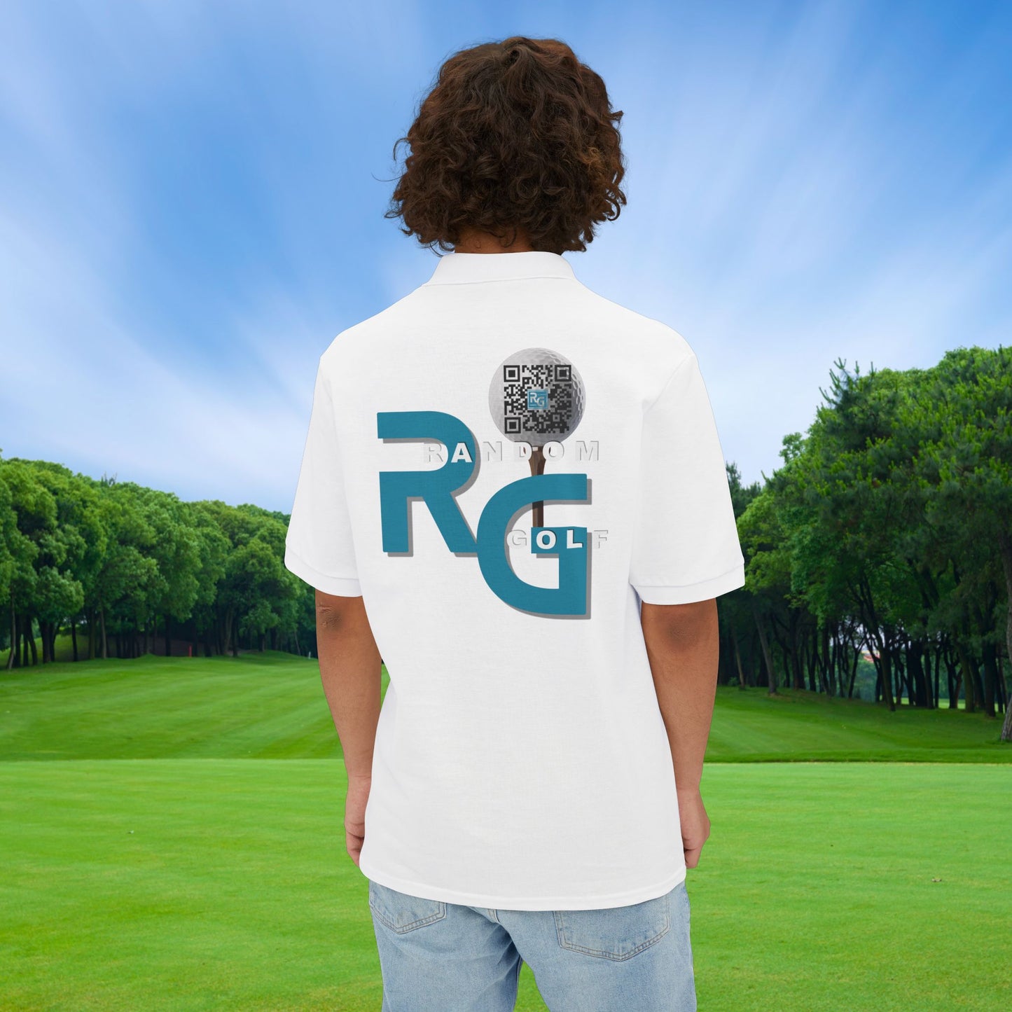 Limited Edition "Random Golf" - Premuim Men's Piqué Polo