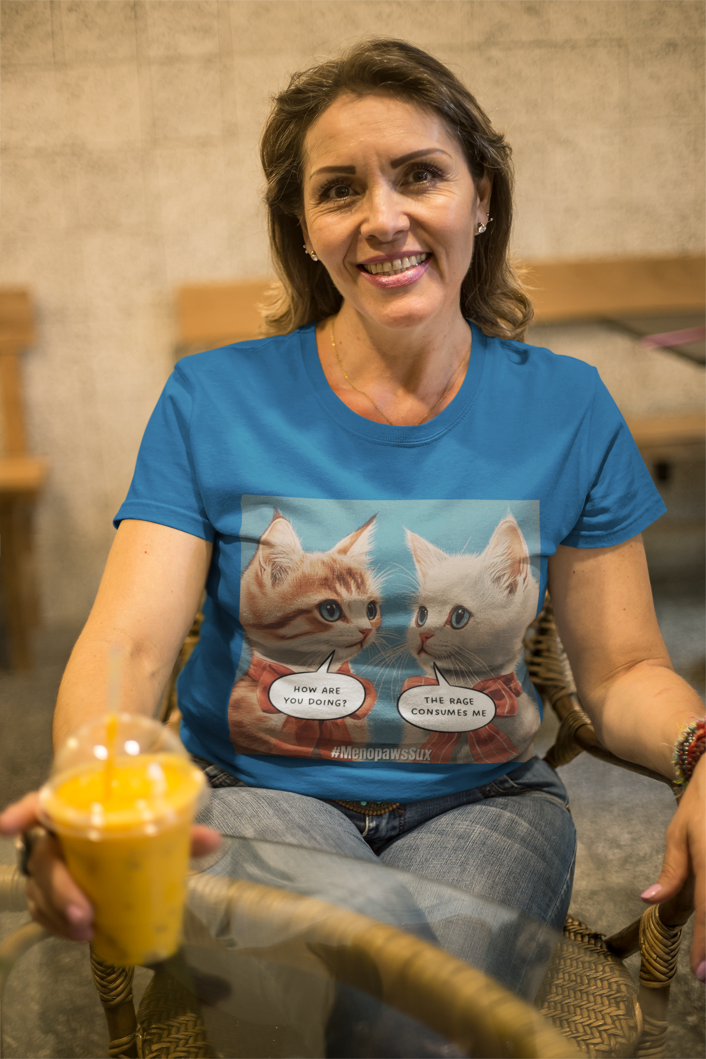 "Menopaws Sux" - T-Shirt