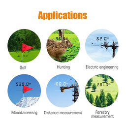 MiLESEEY Laser Distance Meter for Golf and Precision Use