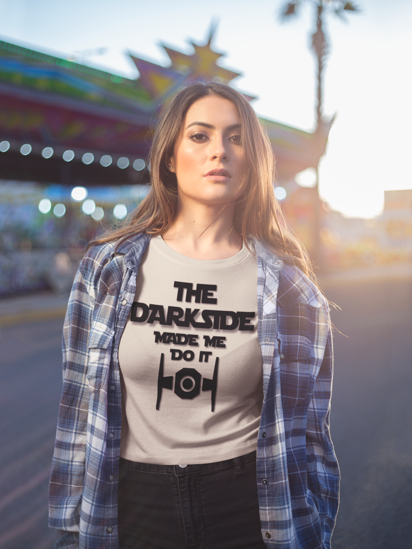 "The Dark Side Made Me Do It" - T-Shirt (DT)