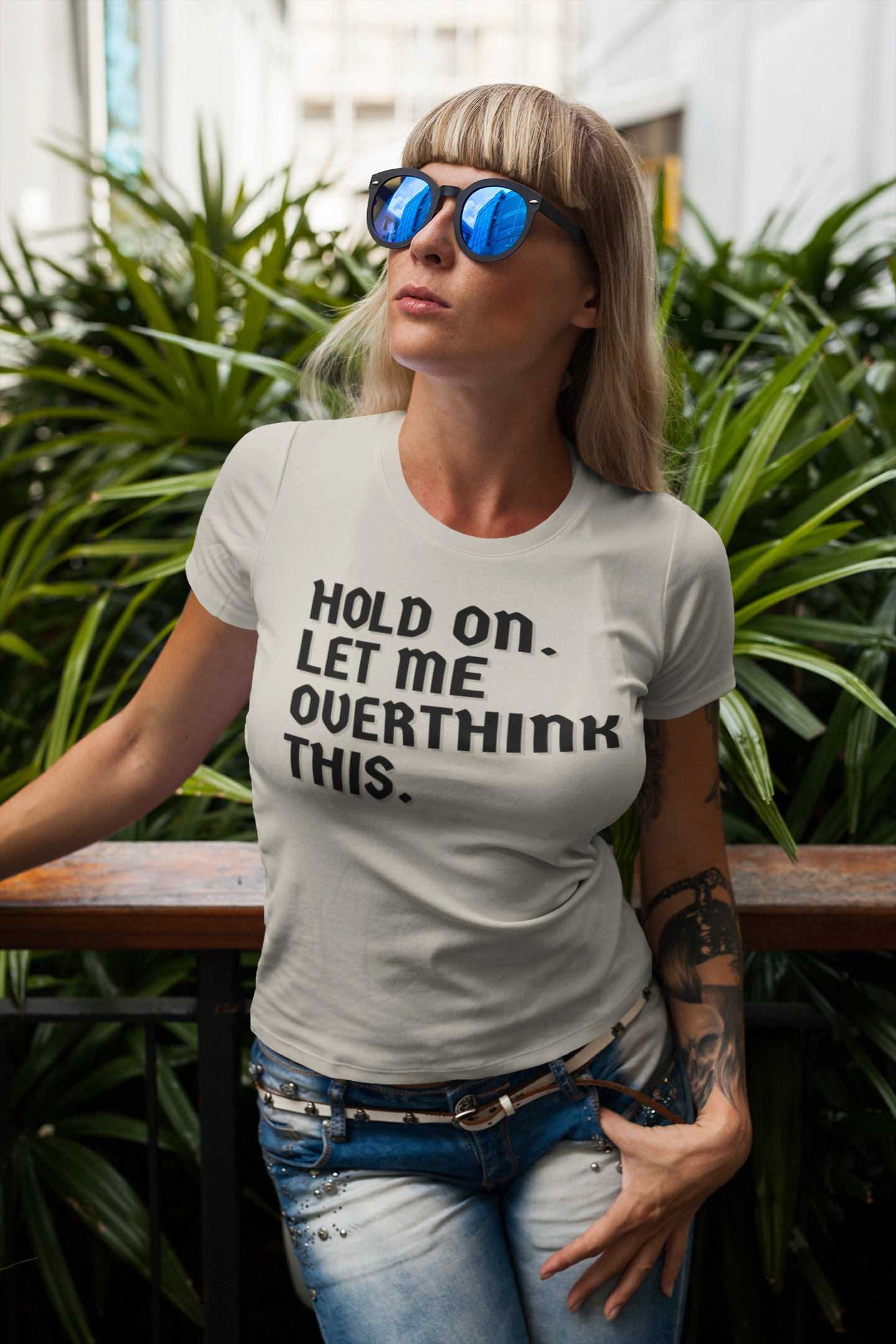 "Hold on. Let me overthink this" - T-Shirt (DT)