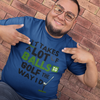 It takes a lot of balls to golf the way I do" - T-Shirt (DT)
