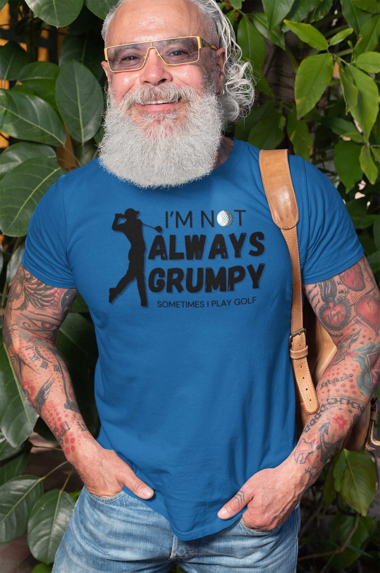 "I'm not always grumpy. Sometimes I play Golf" - T-Shirt (DT)