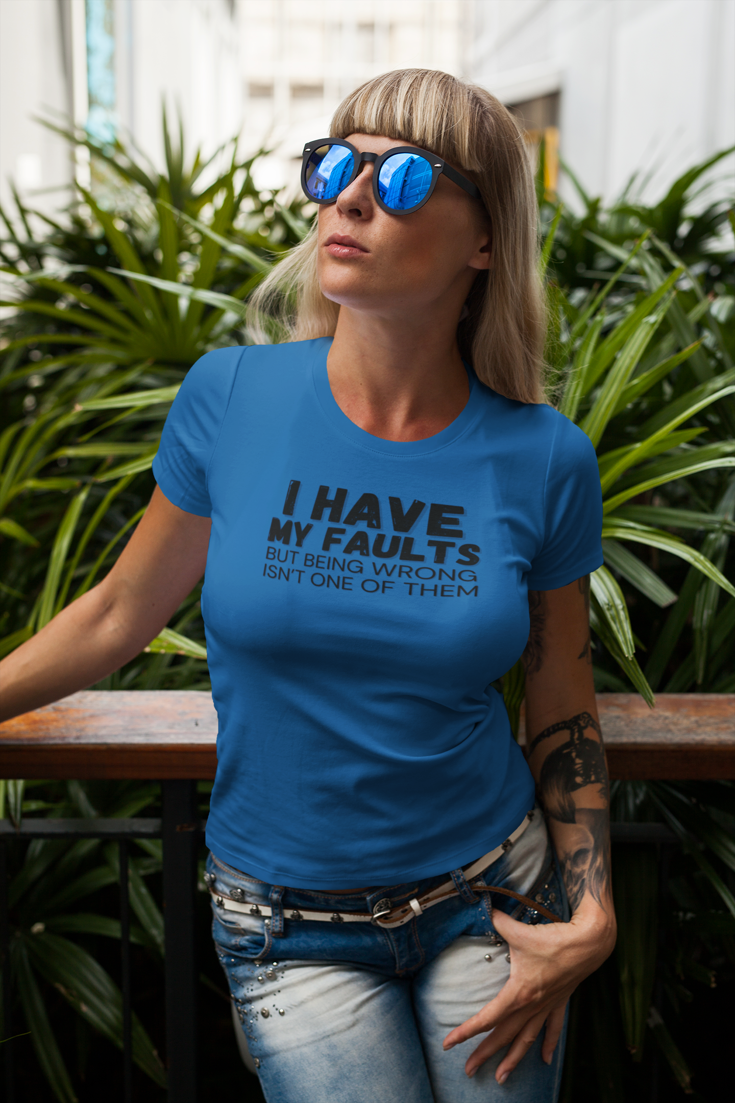 "I have my faults but being wrong isn't one of them" - T-Shirt (DT)