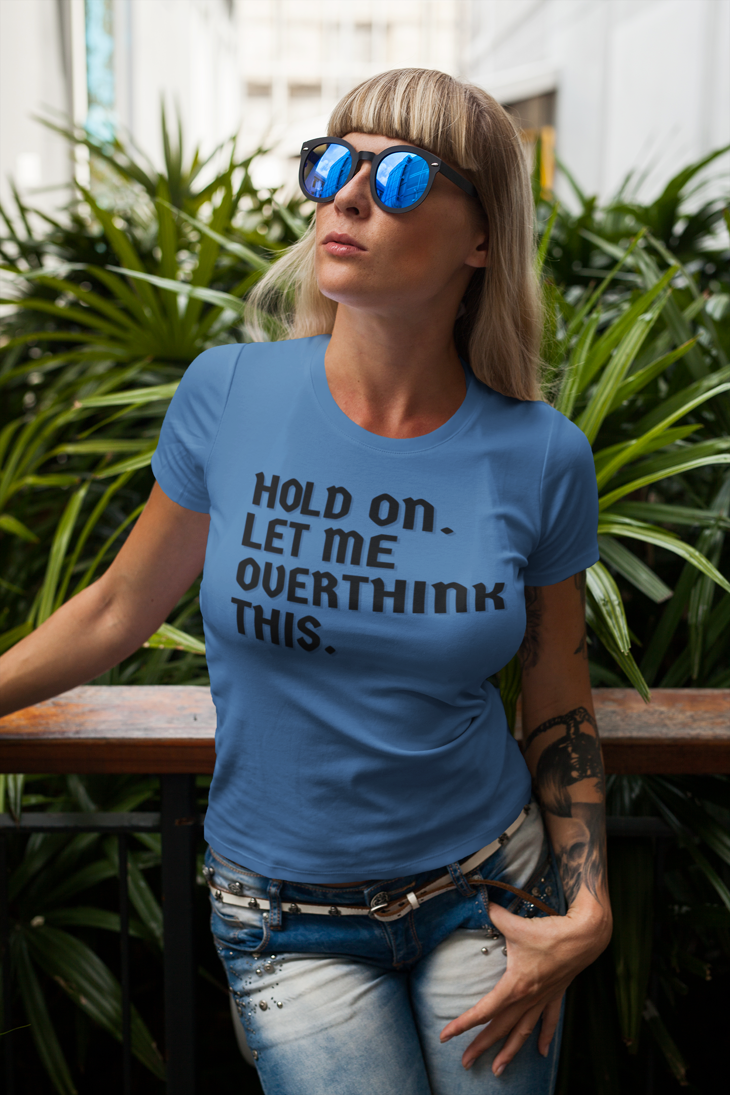 "Hold on. Let me overthink this" - T-Shirt (DT)
