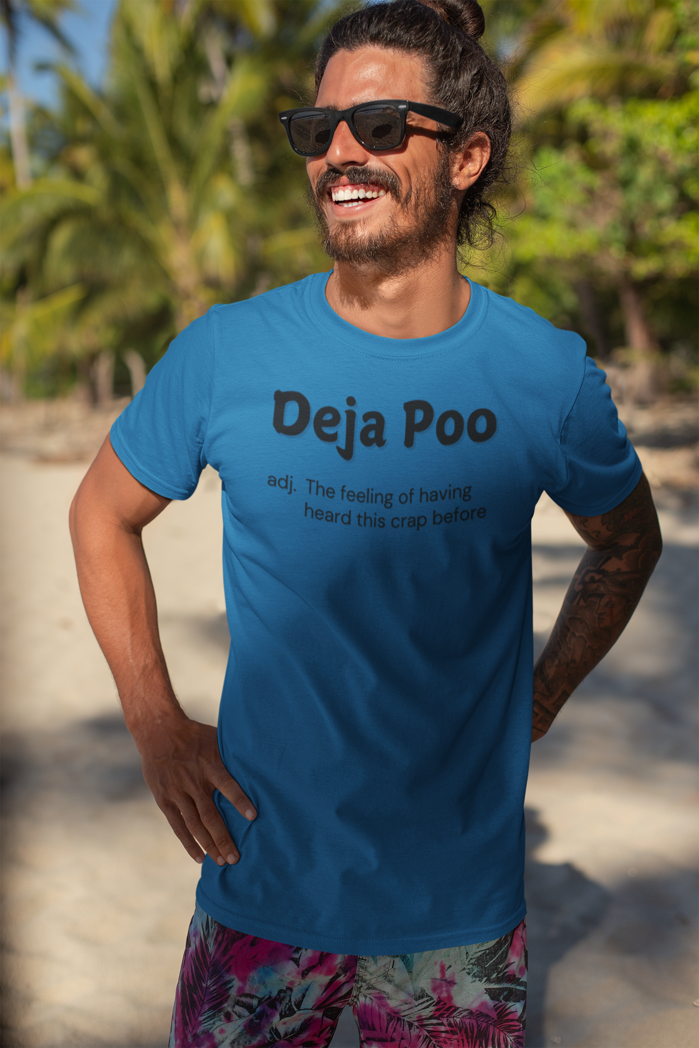 "Deja Poo - the feeling of having heard this crap before" - T-Shirt (DT)