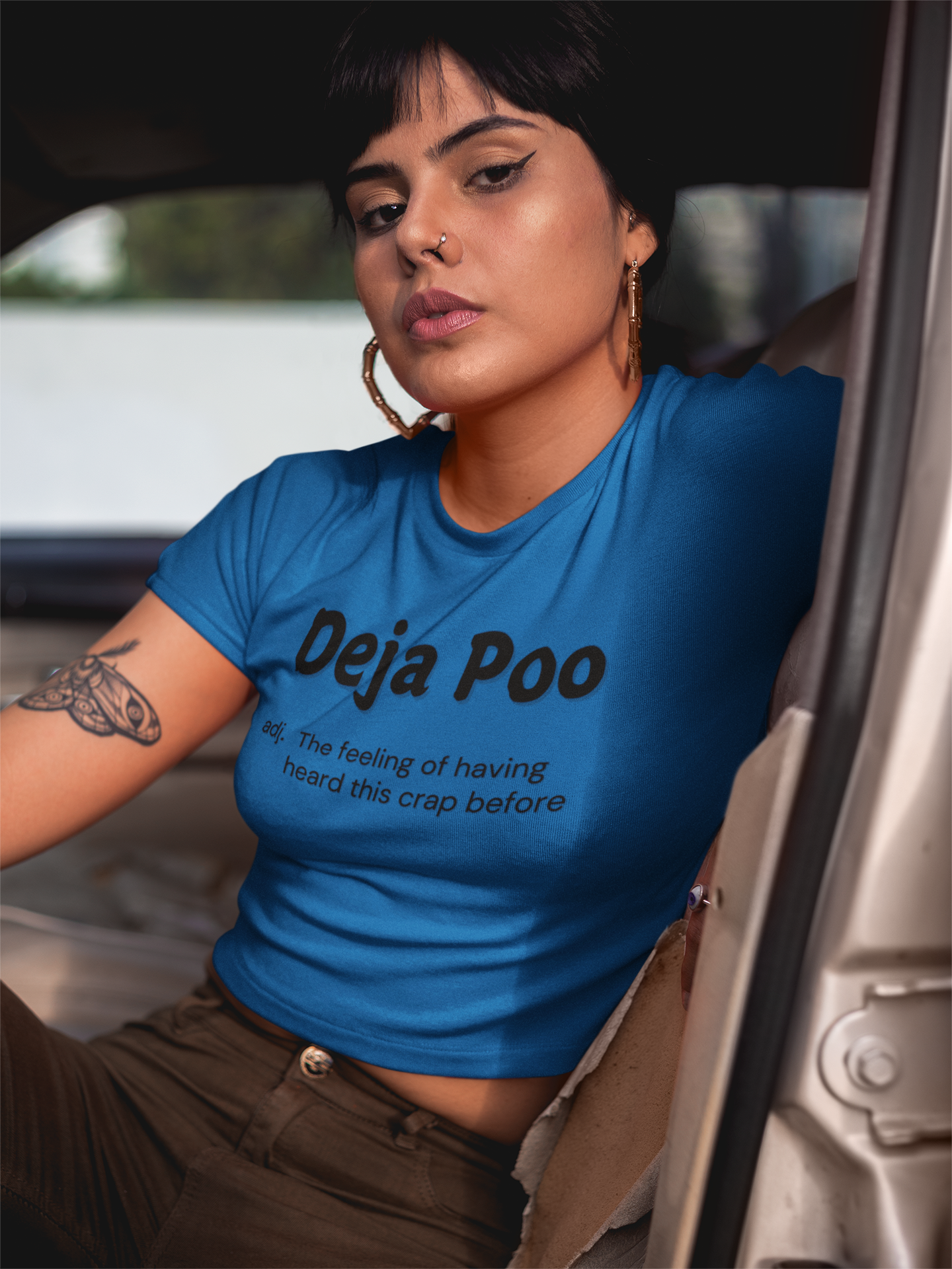 "Deja Poo - the feeling of having heard this crap before" - T-Shirt (DT)