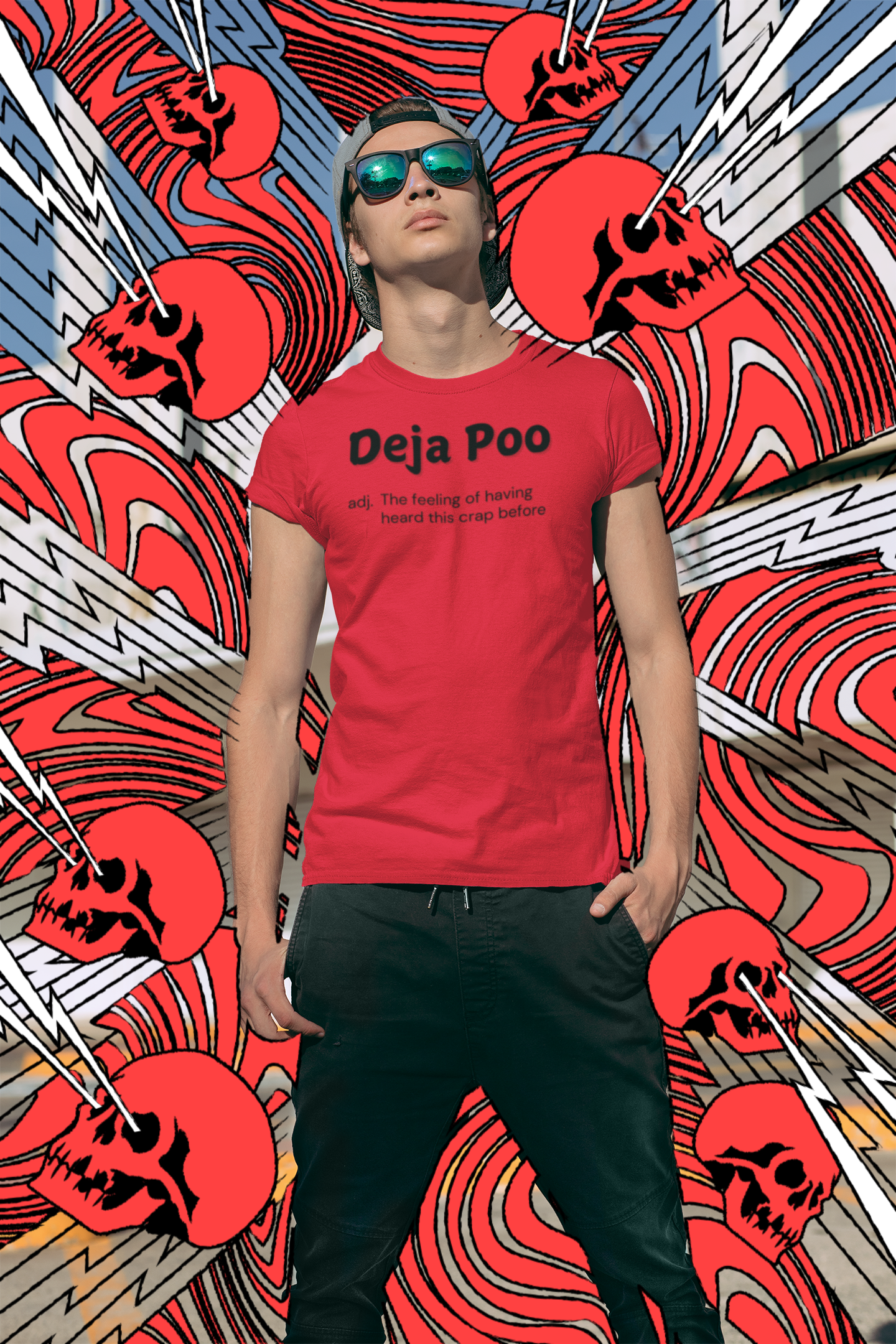 "Deja Poo - the feeling of having heard this crap before" - T-Shirt (DT)