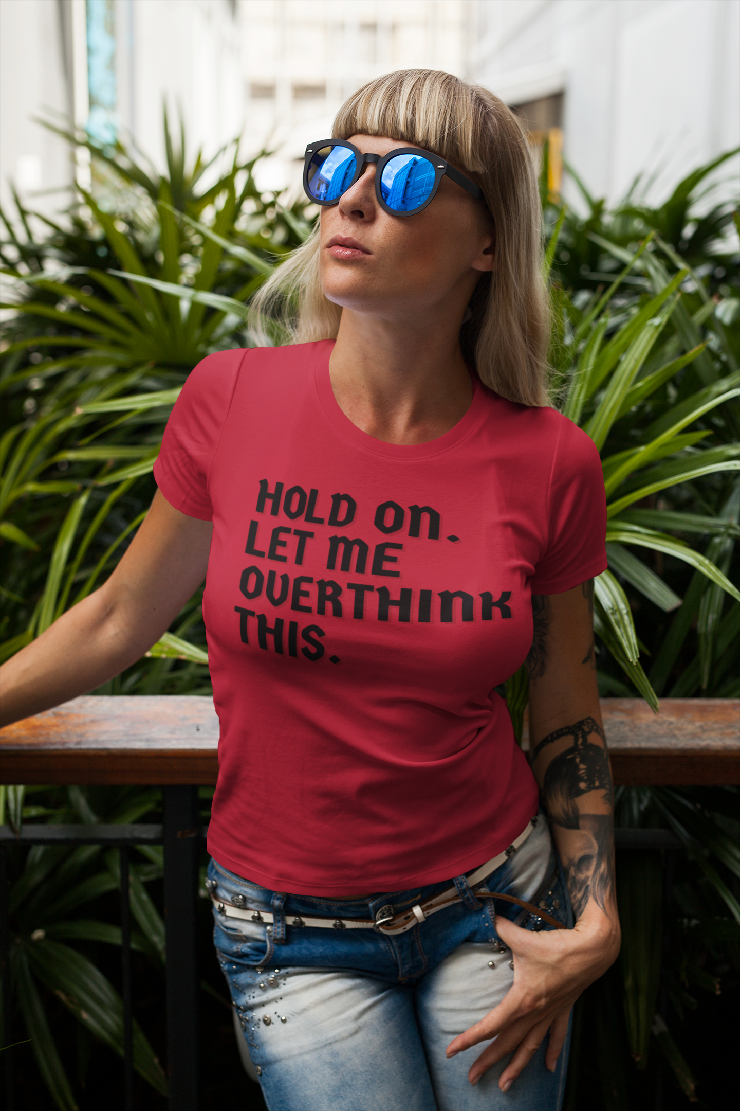"Hold on. Let me overthink this" - T-Shirt (DT)