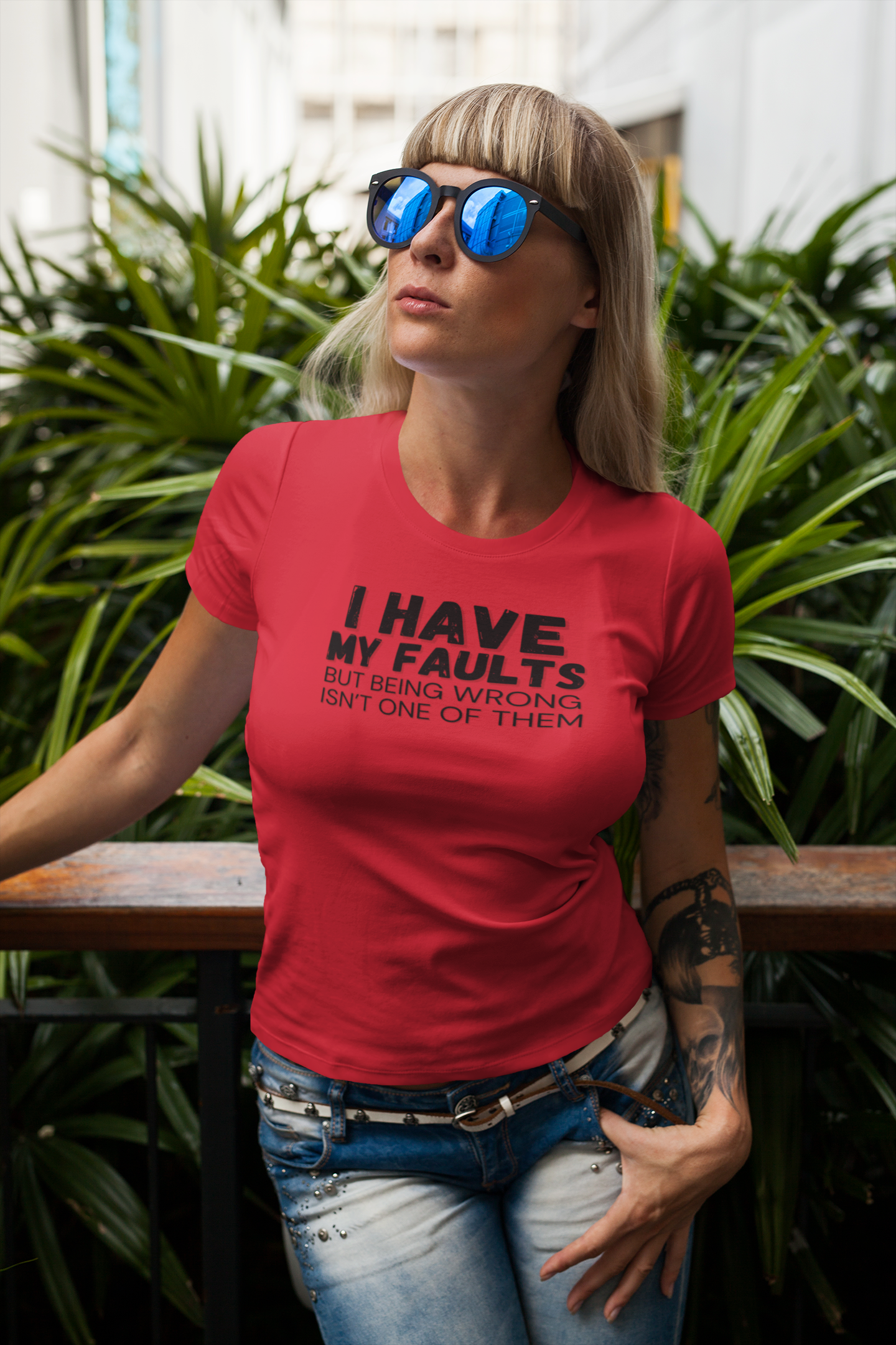 "I have my faults but being wrong isn't one of them" - T-Shirt (DT)