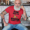 "Rum Goes In. Wisdom Comes Out" - T-Shirt (DT)