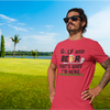 "Golf and Beer. That's Why I'm Here" - T-Shirt (DT)