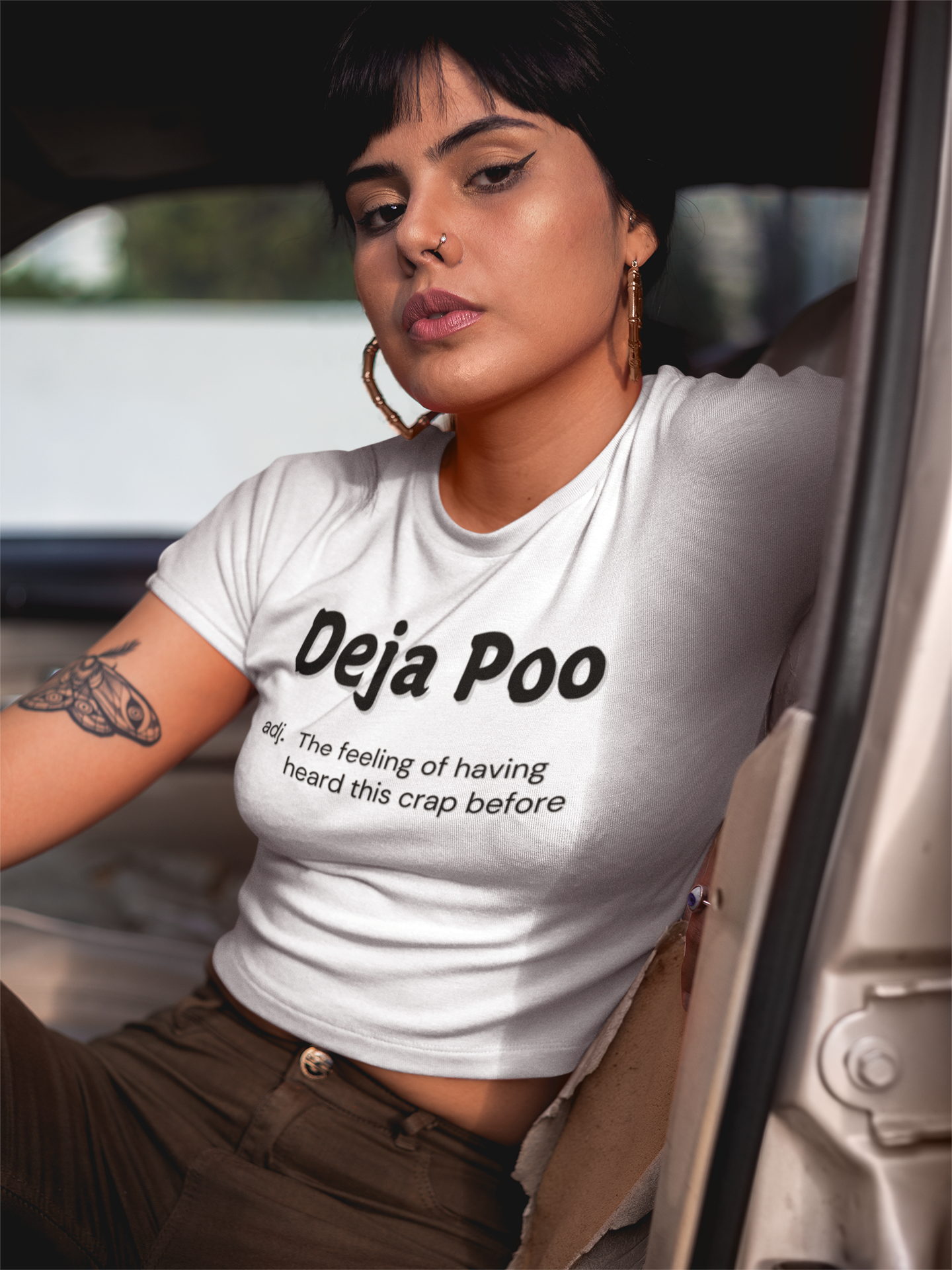 "Deja Poo - the feeling of having heard this crap before" - T-Shirt (DT)