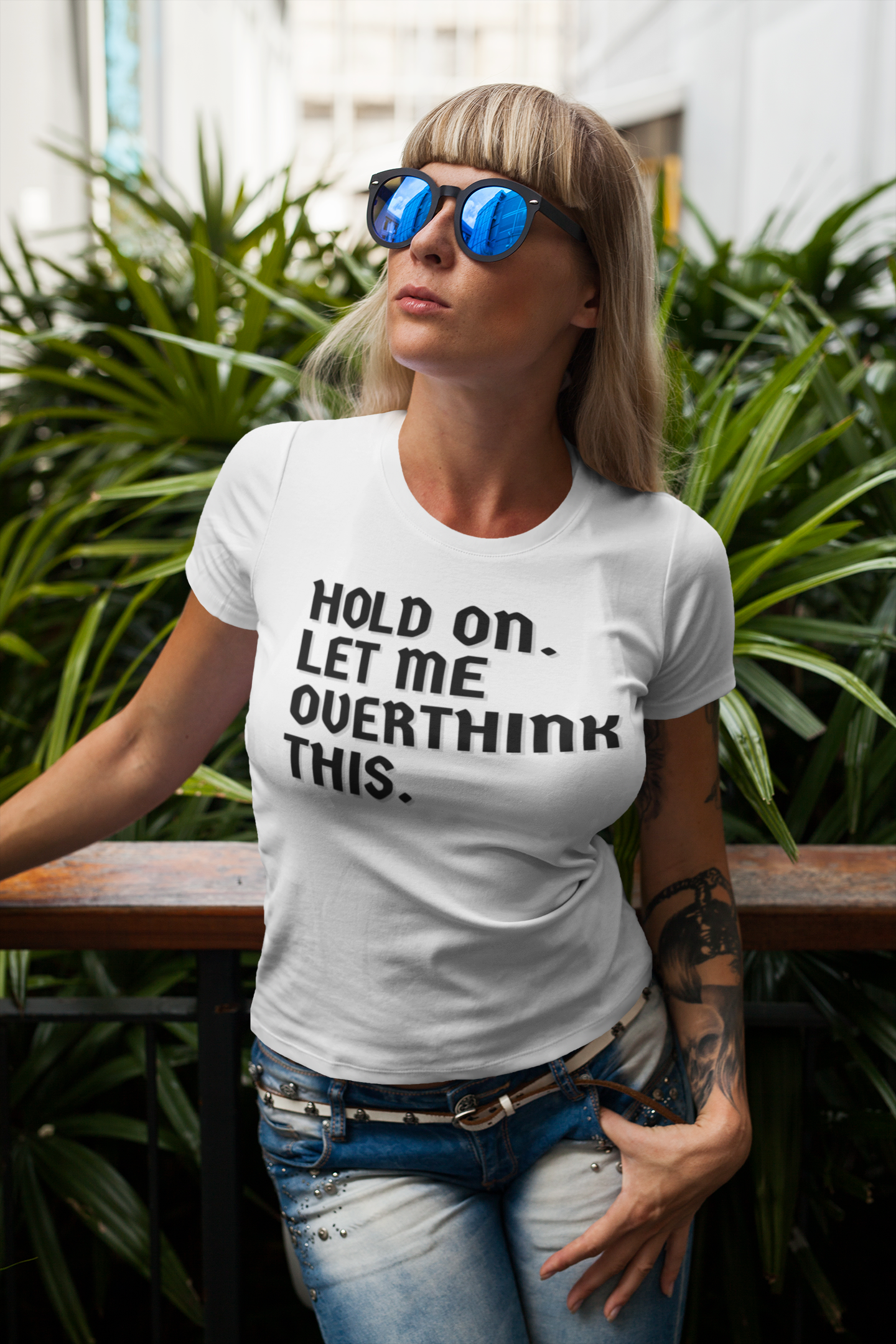 "Hold on. Let me overthink this" - T-Shirt (DT)