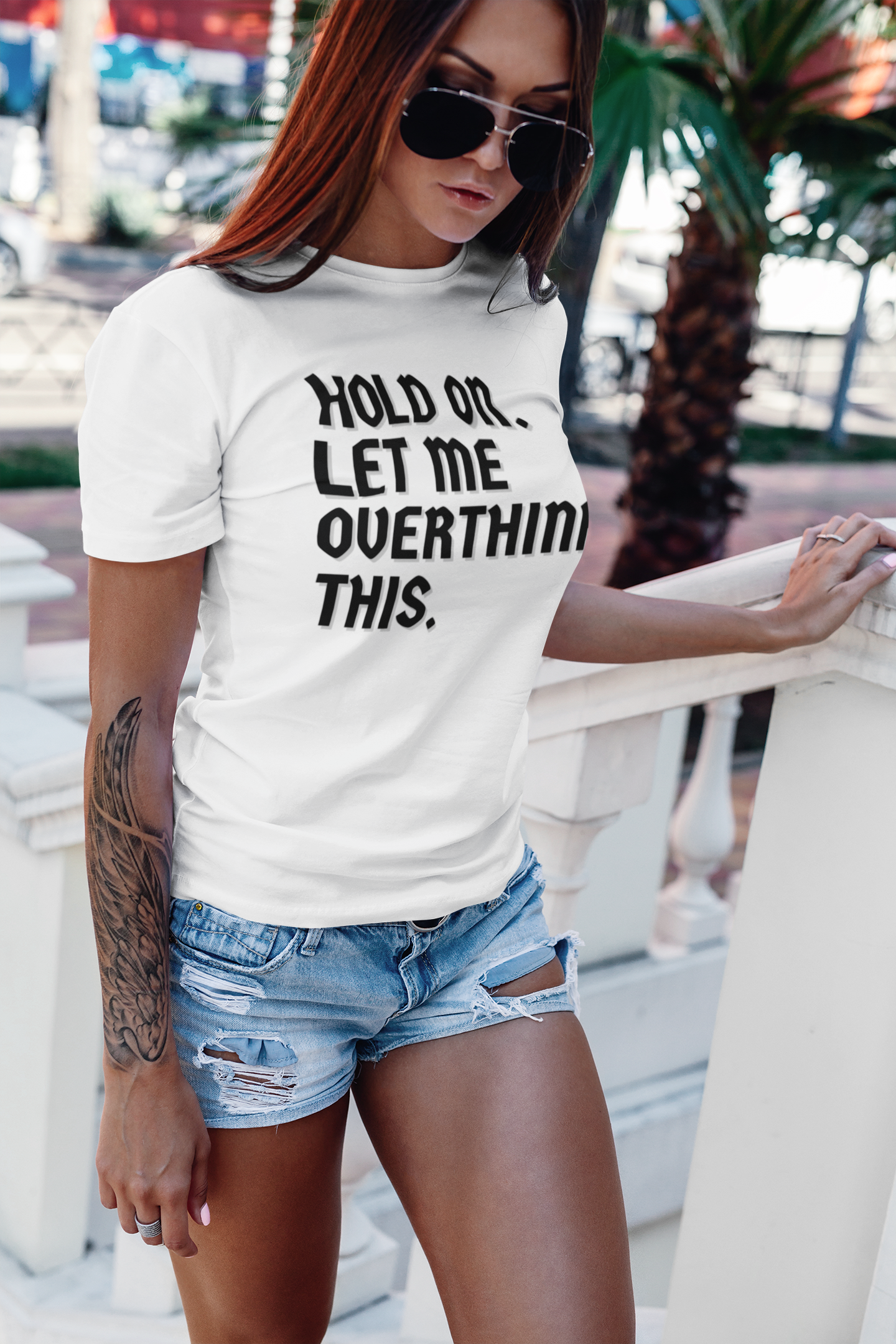 "Hold on. Let me overthink this" - T-Shirt (DT)
