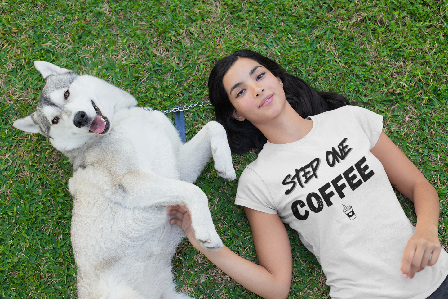 "Step One. COFFEE." - T-Shirt (DT)