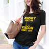 "Whisky Goes In. Wisdom Comes Out" - T-Shirt (GT)