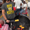"Beer Goes In. Wisdom Comes Out" - T-shrt (GT)