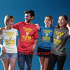 "Tequila Goes In. Wisdom Comes Out/ Has Left The Building" - T-Shirt (GT)