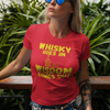 "Whisky Goes In. Wisdom Comes Out" - T-Shirt (GT)