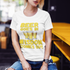 "Beer Goes In. Wisdom Comes Out" - T-shrt (GT)