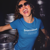 "Snaccident. (noun) Eating an entire bags of chips by mistake." - T-Shirt (LT)