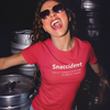 "Snaccident. (noun) Eating an entire bags of chips by mistake." - T-Shirt (LT)