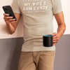 "It's not easy being my wifes arm candy" - T-Shirt (LT)