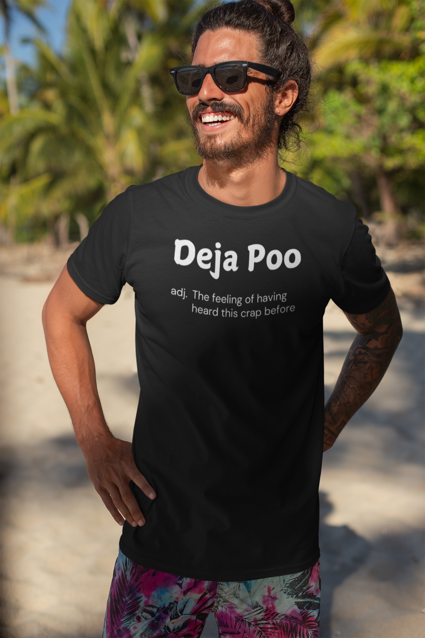 "Deja Poo - the feeling of having heard this crap before" - T-Shirt (LT)