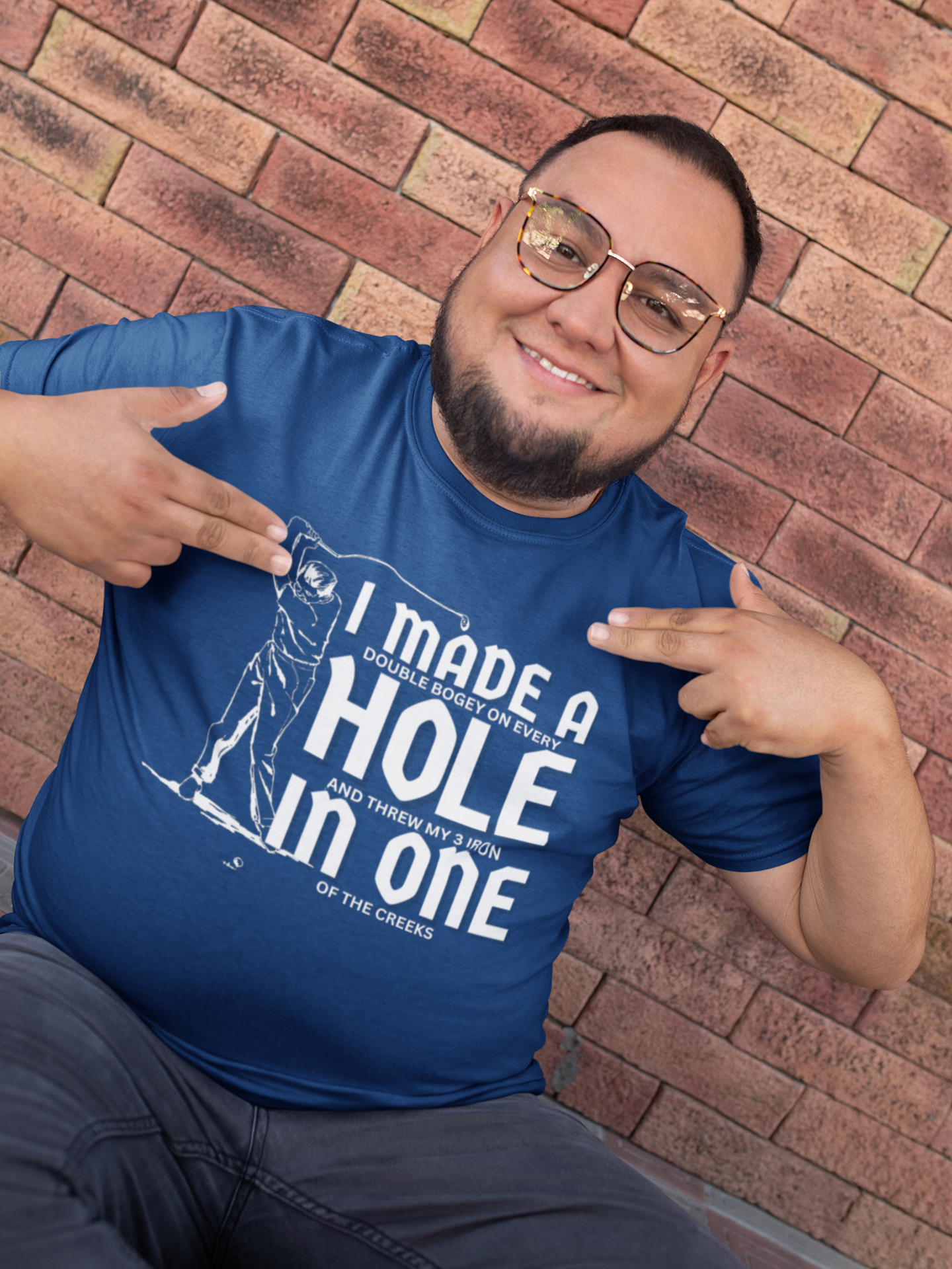 "I Made A Hole In One" - T-Shirt (LT)