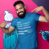 "90% of the things I worry about never happen. WORRYING WORKS." - T-Shirt (LT)