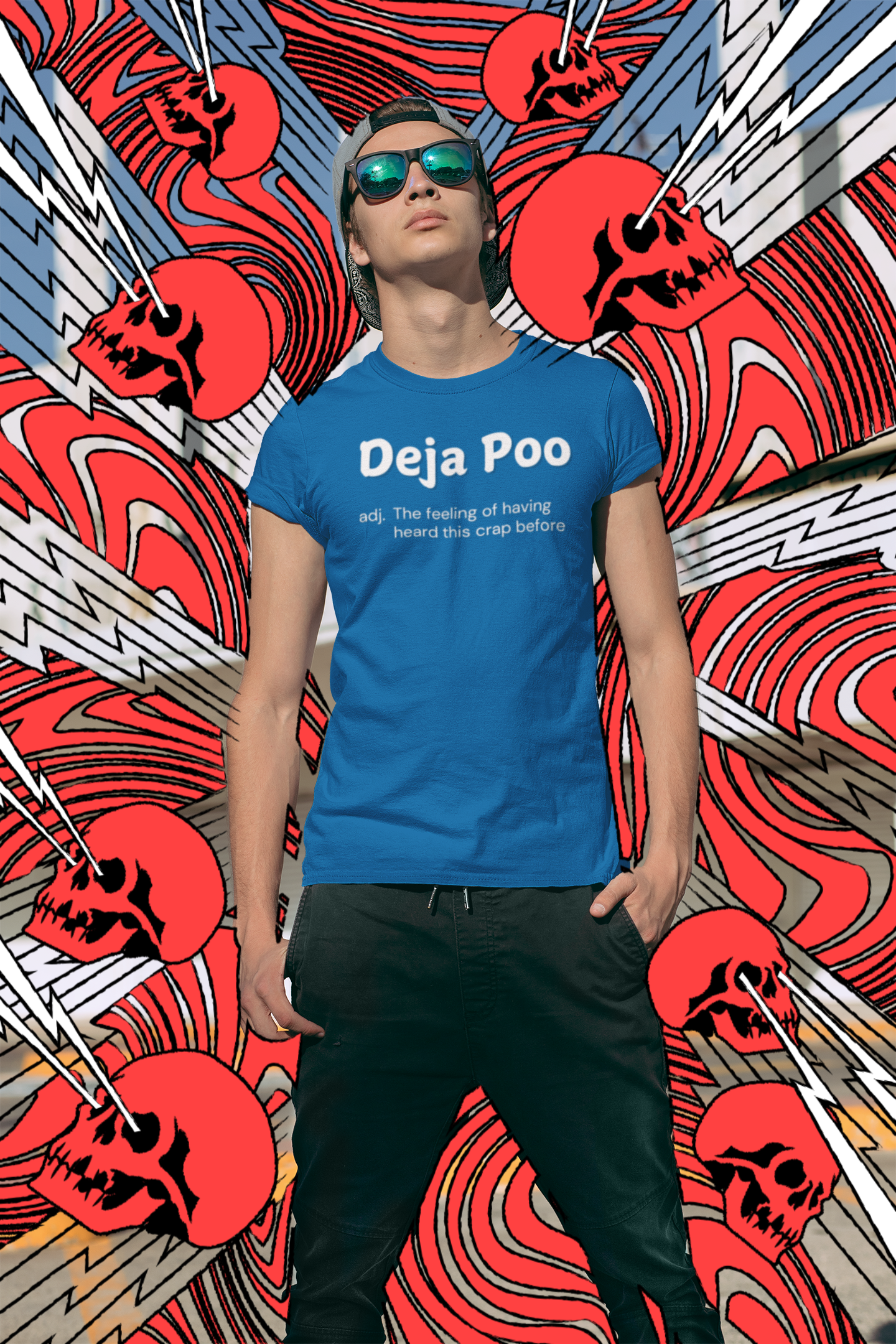 "Deja Poo - the feeling of having heard this crap before" - T-Shirt (LT)