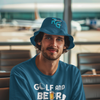 "Golf and Beer. That's Why I'm Here" - T-Shirt (LT)