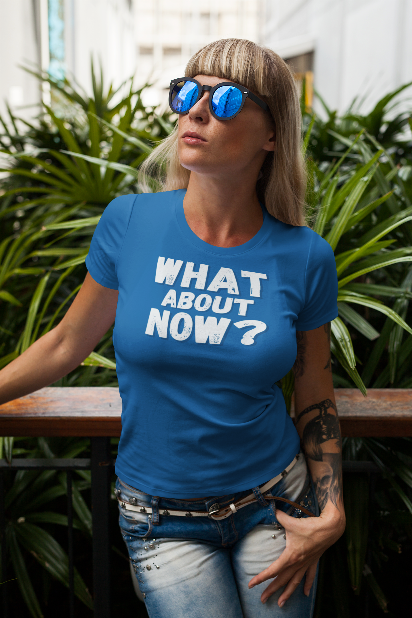 "What About Now?" - T-Shirt (LT)