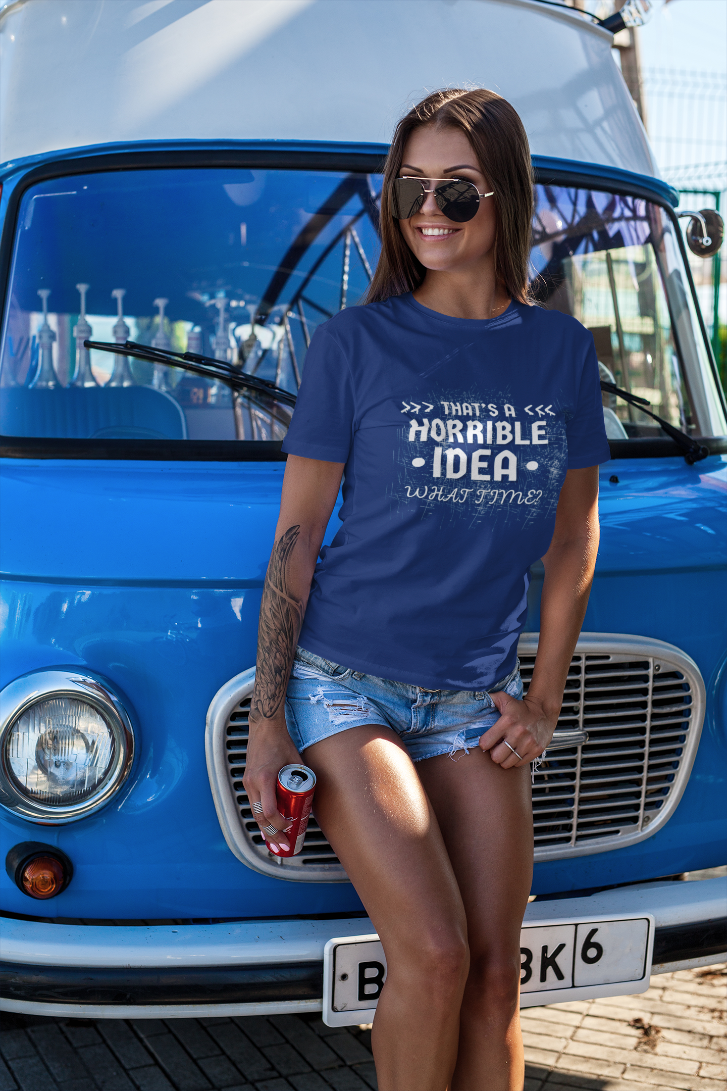 "That's a Horrible Idea. What Time?" - T-Shirt (LT)