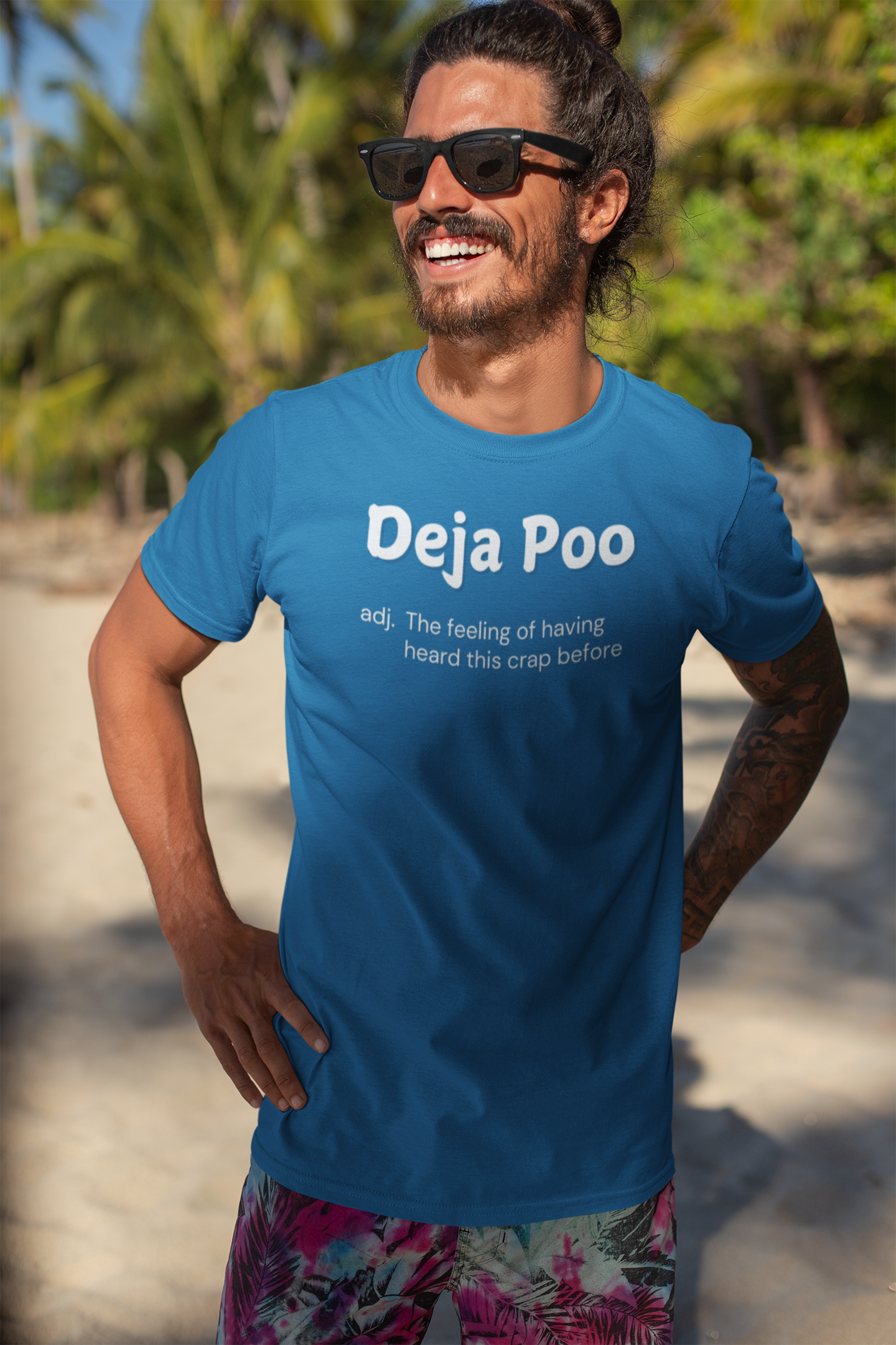 "Deja Poo - the feeling of having heard this crap before" - T-Shirt (LT)