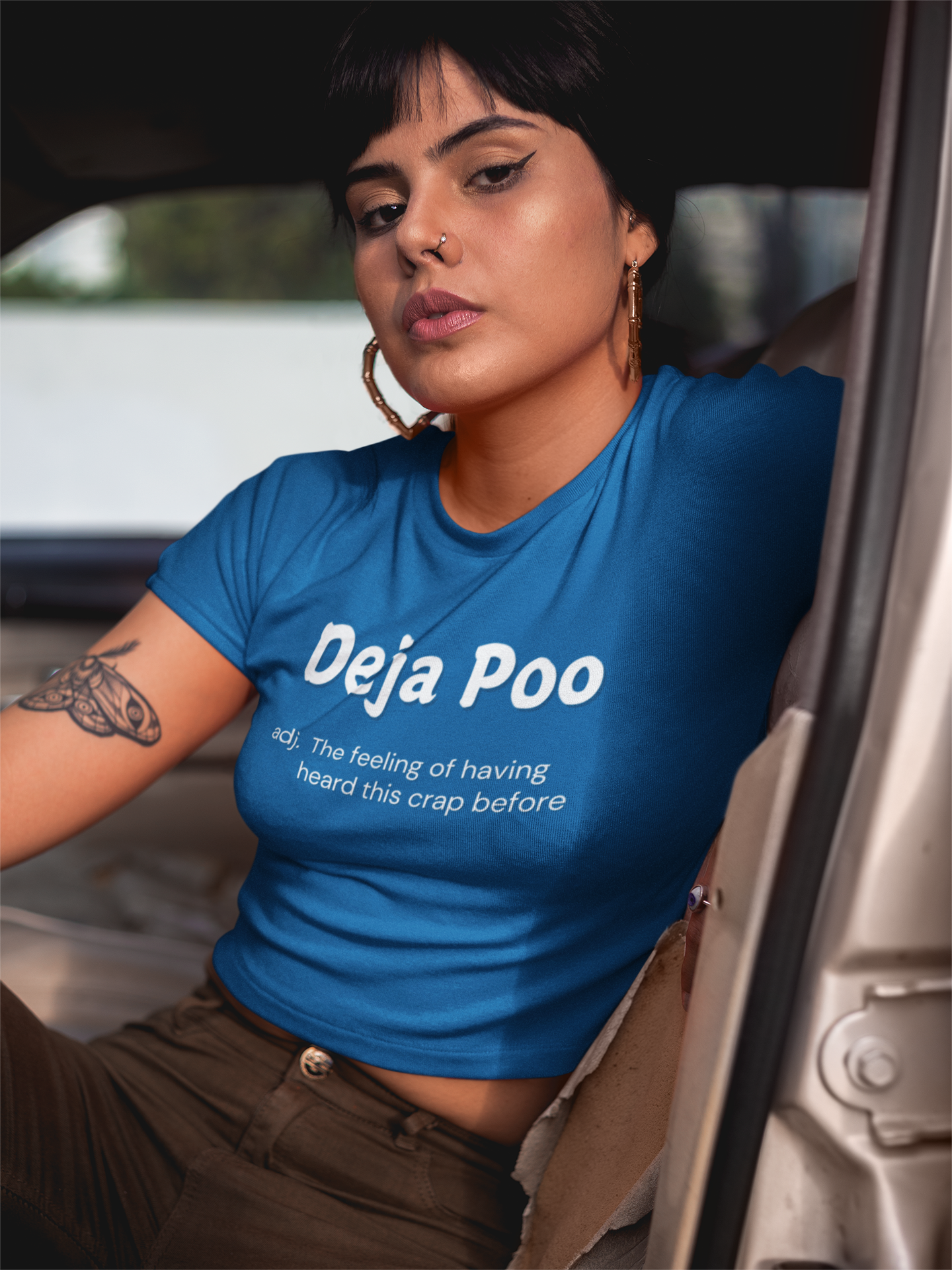 "Deja Poo - the feeling of having heard this crap before" - T-Shirt (LT)