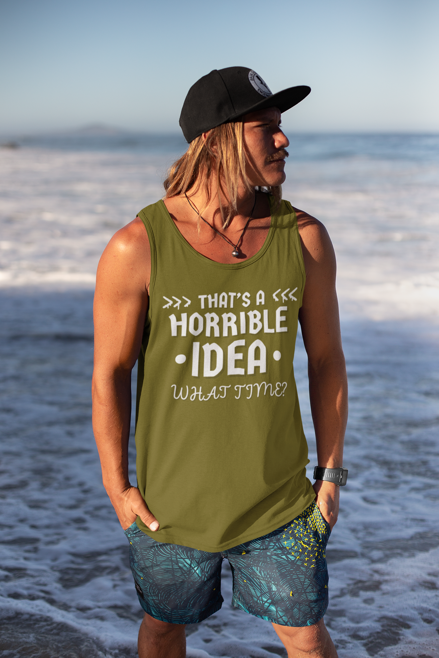 "That's a Horrible Idea. What Time?" - Tank Top (LT)