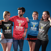 "Tequila Goes In. Wisdom Comes Out/ Has Left The Building" - T-Shirt (LT)