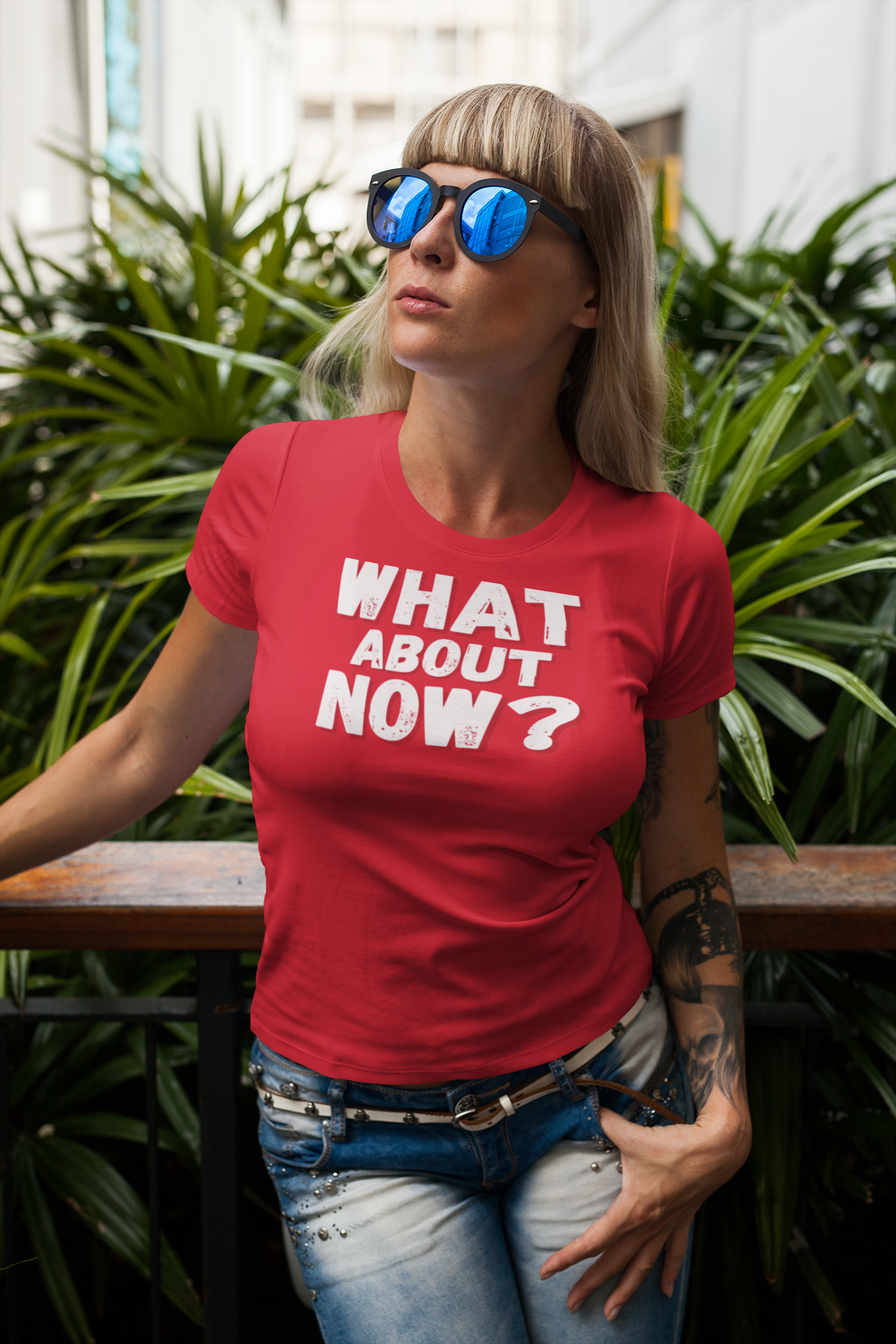 "What About Now?" - T-Shirt (LT)