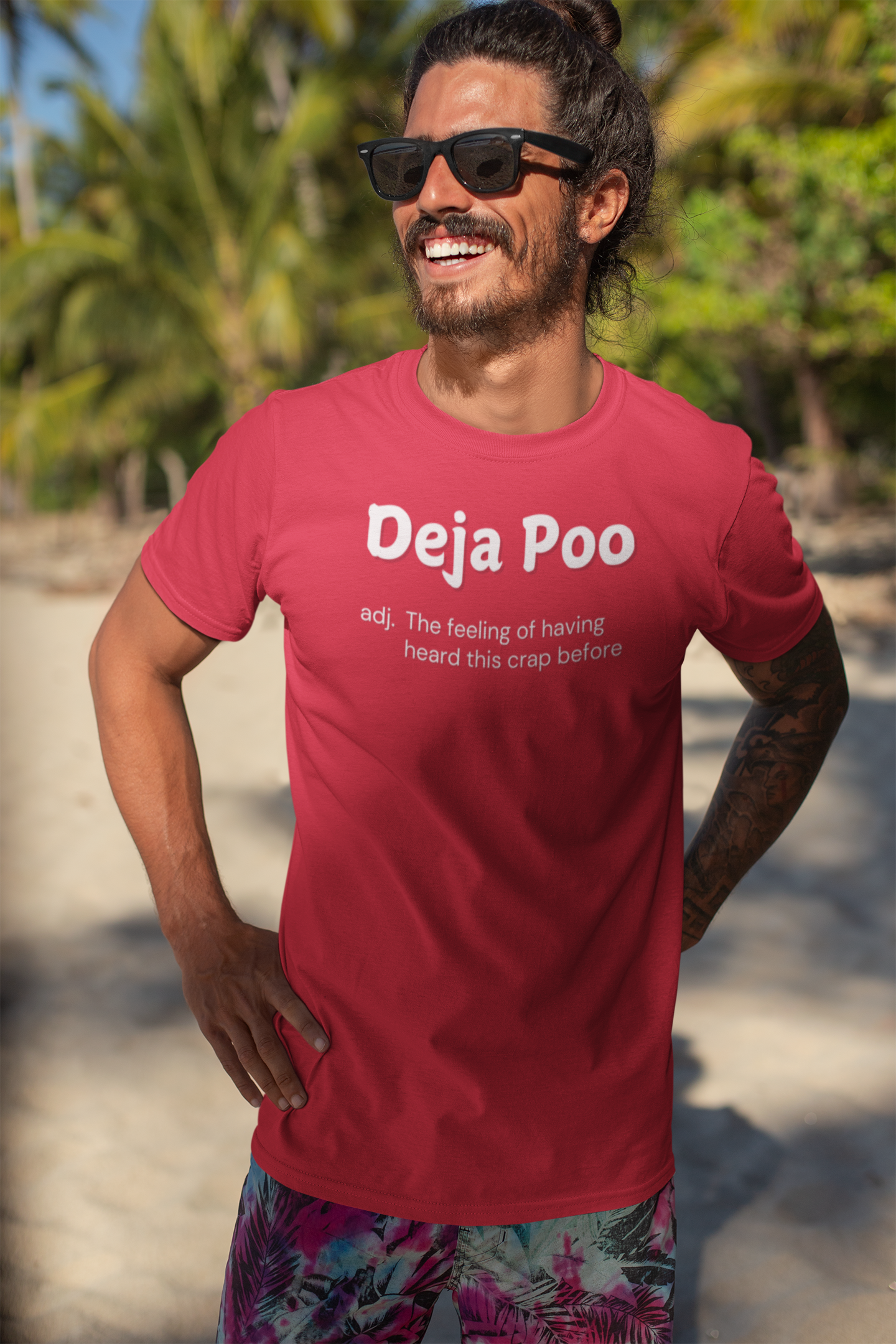"Deja Poo - the feeling of having heard this crap before" - T-Shirt (LT)