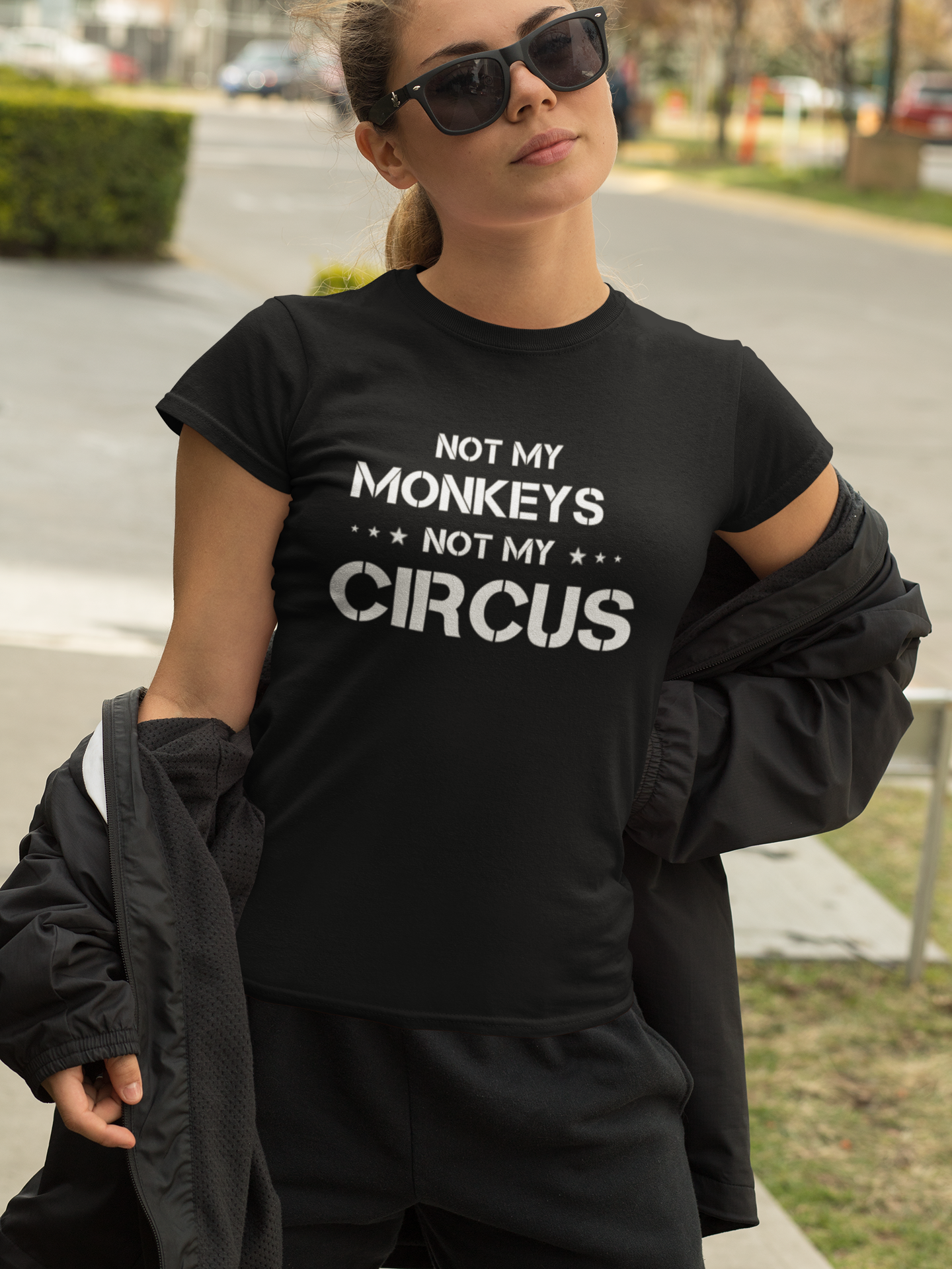 "Not My Monkeys. Not My Circus" - T-Shirt (LT)