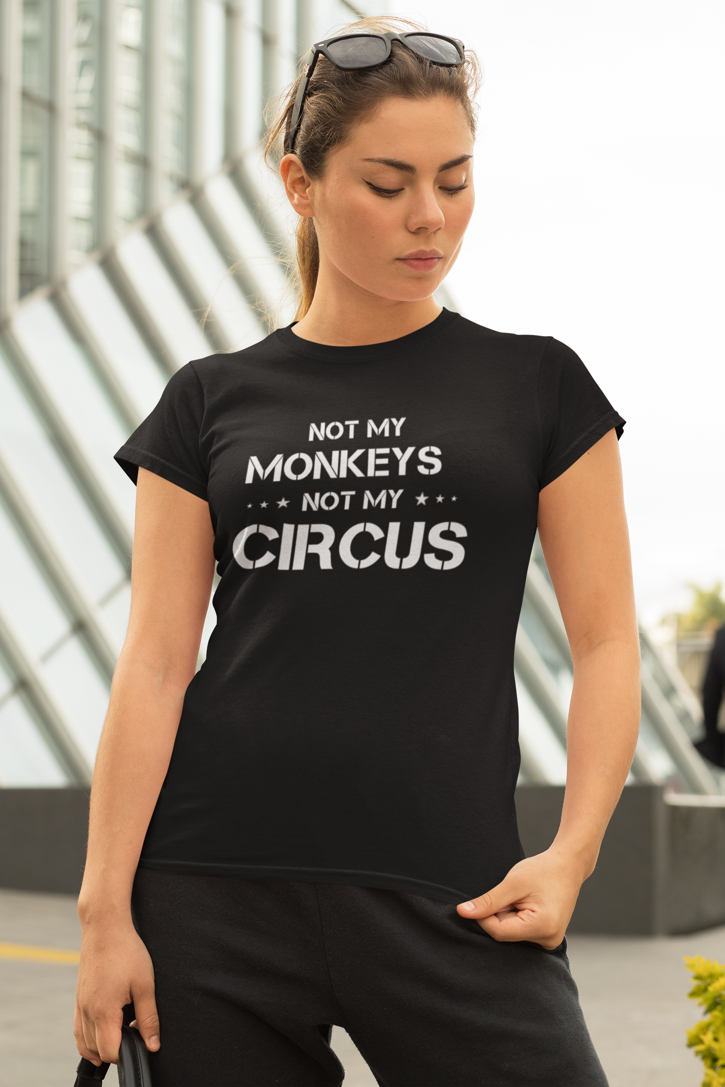 "Not My Monkeys. Not My Circus" - T-Shirt (LT)