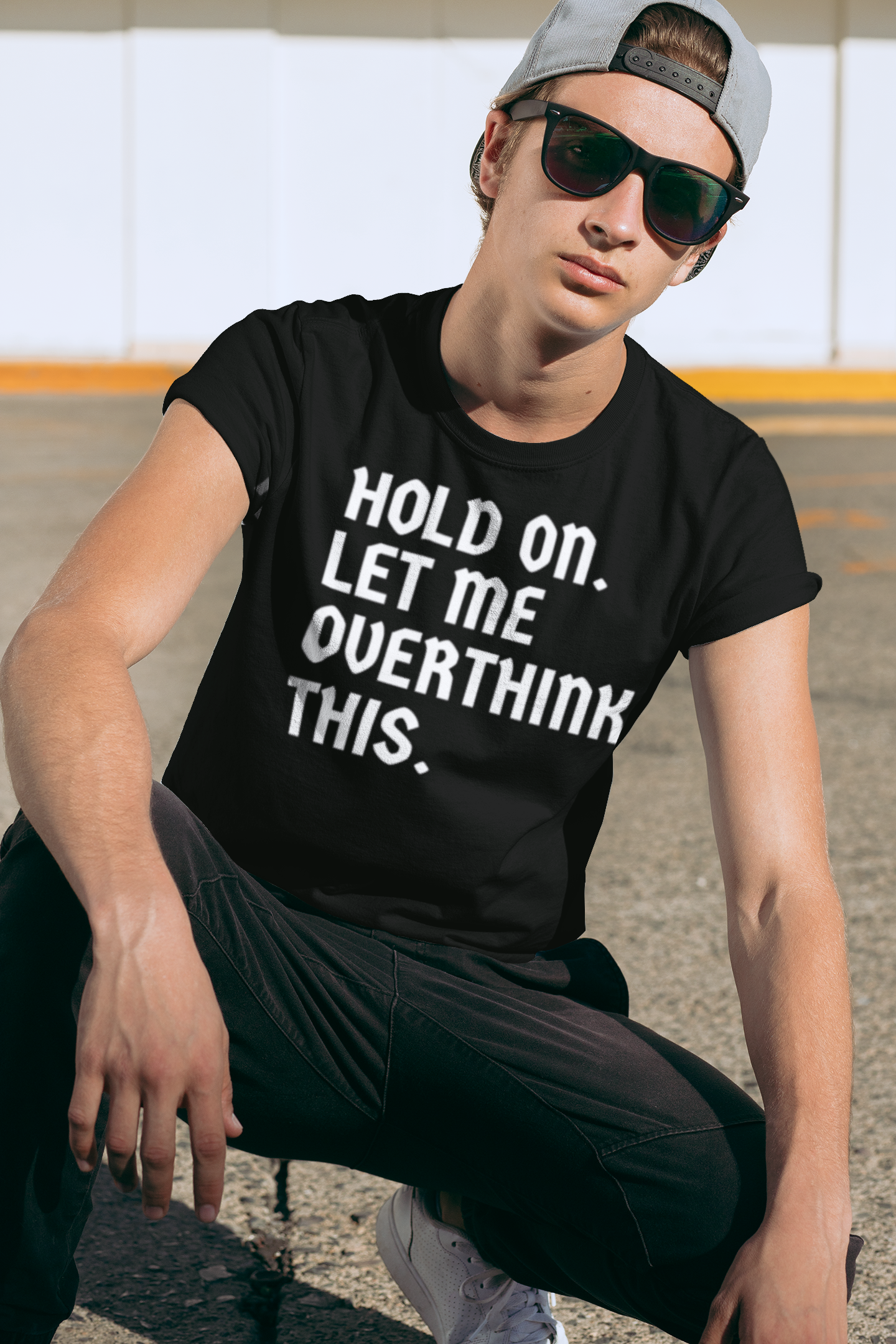 "Hold On. Let Me Overthink This" - T-Shirt (LT)