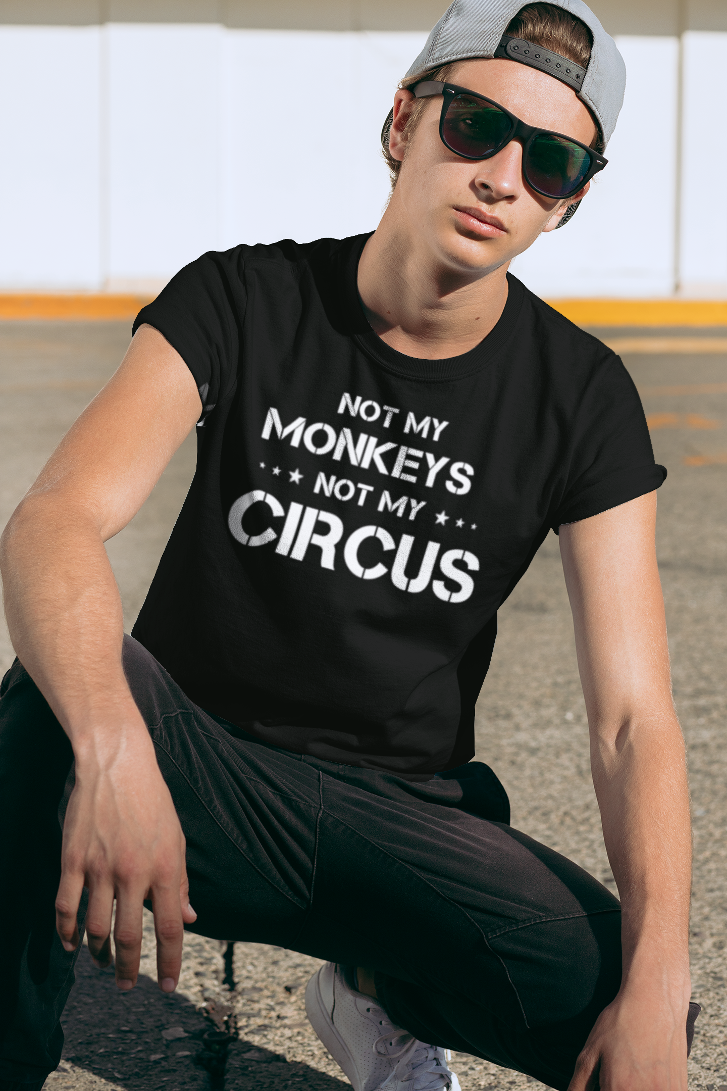 "Not My Monkeys. Not My Circus" - T-Shirt (LT)