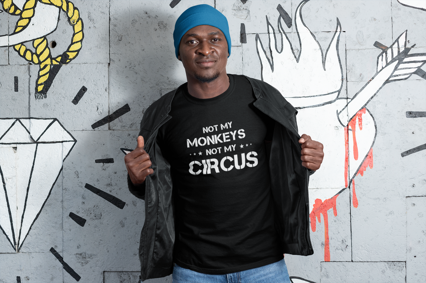 "Not My Monkeys. Not My Circus" - T-Shirt (LT)