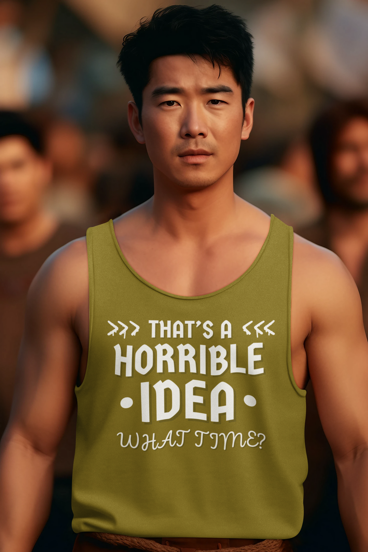 "That's a Horrible Idea. What Time?" - Tank Top (LT)