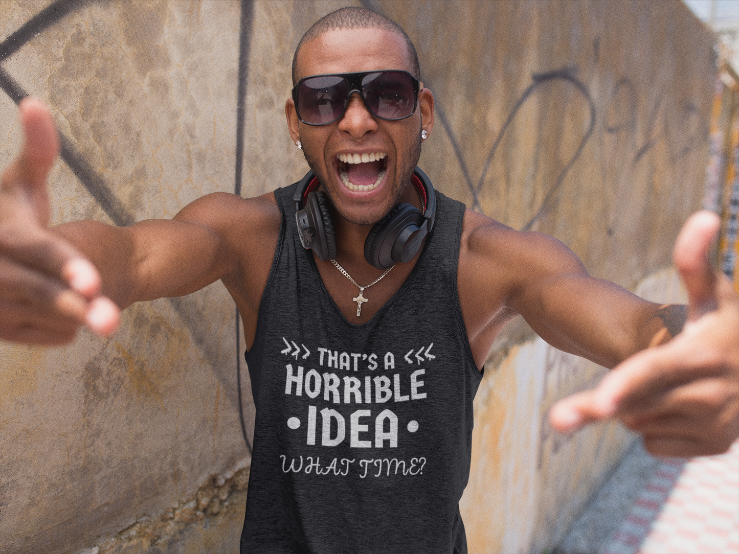 "That's a Horrible Idea. What Time?" - Tank Top (LT)