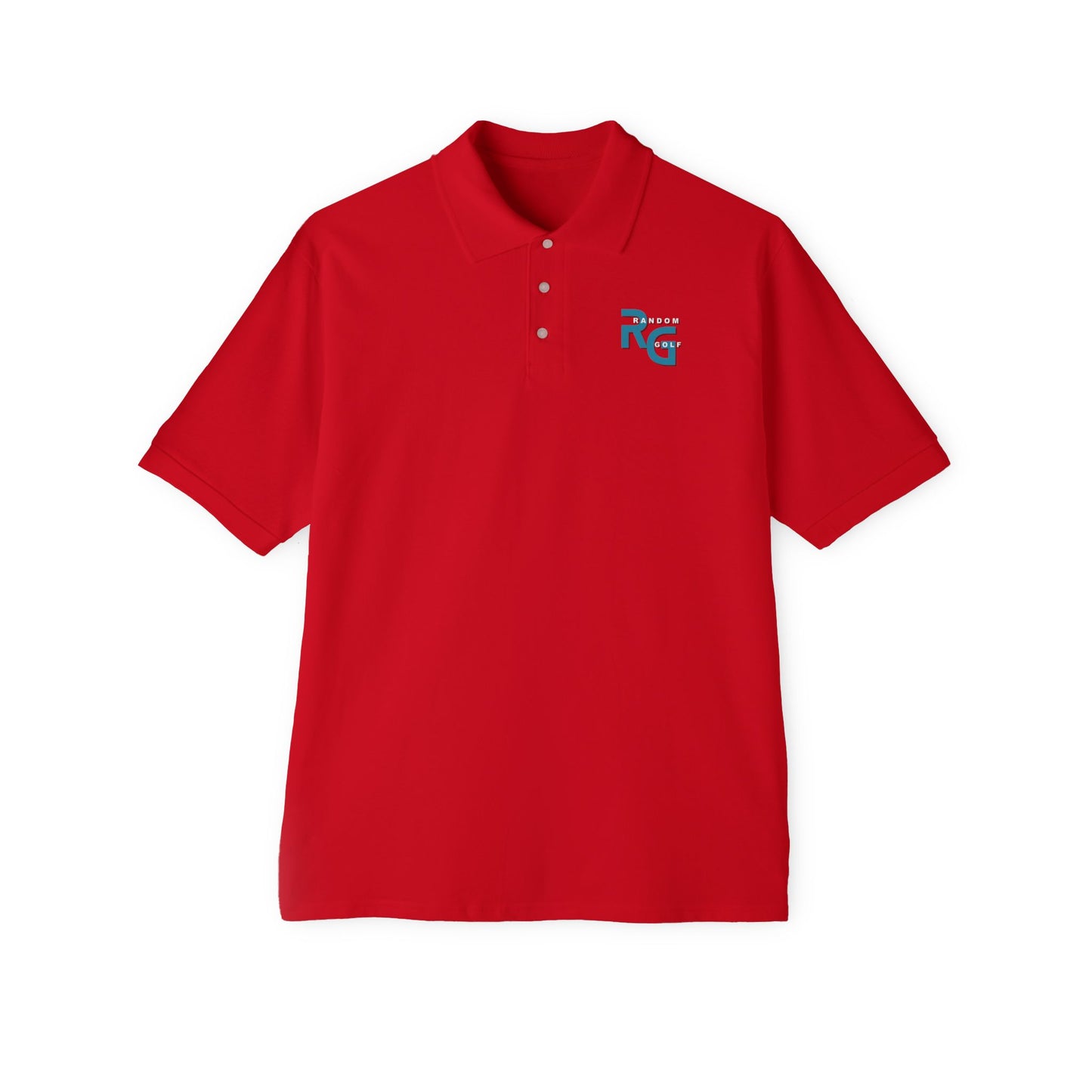 Limited Edition "Random Golf" - Premuim Men's Piqué Polo